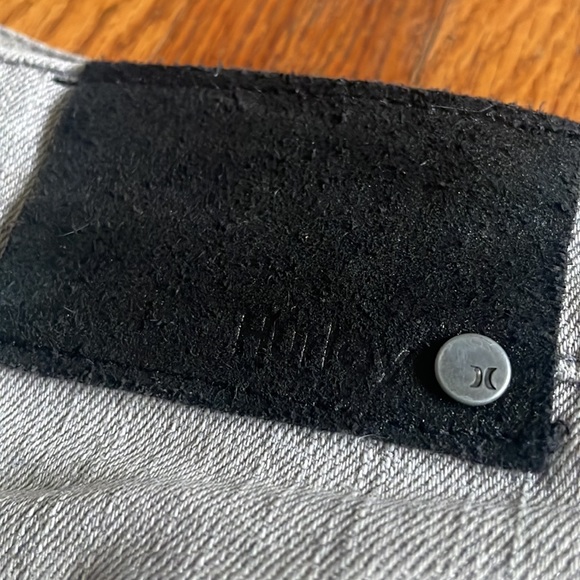 Hurley Grey Jean Skirt (size M/L) - Picture 3 of 6